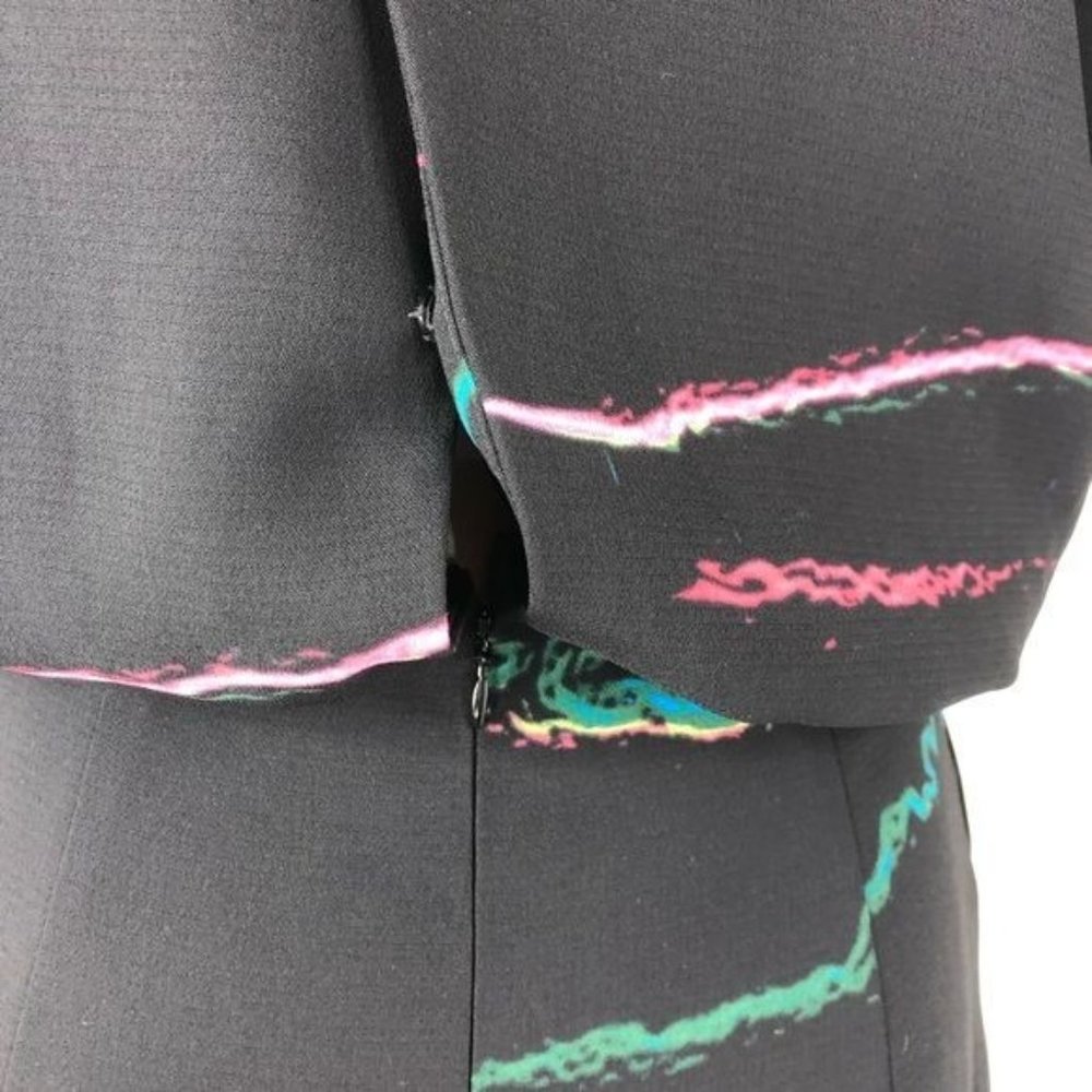 & Other Stories Oil Spill Dress Pencil Color Spill - Picture 6 of 10